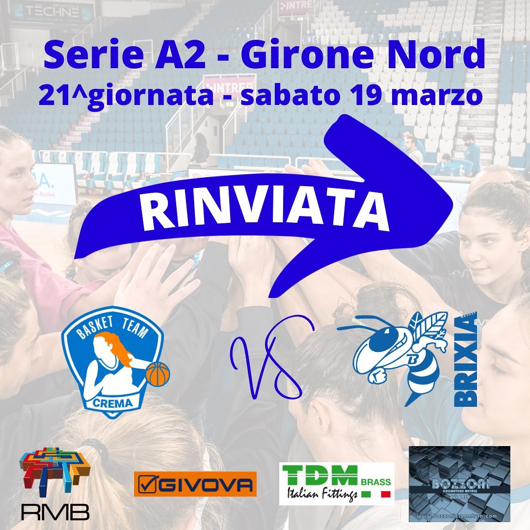 CremaVsBrixia-Rinviata